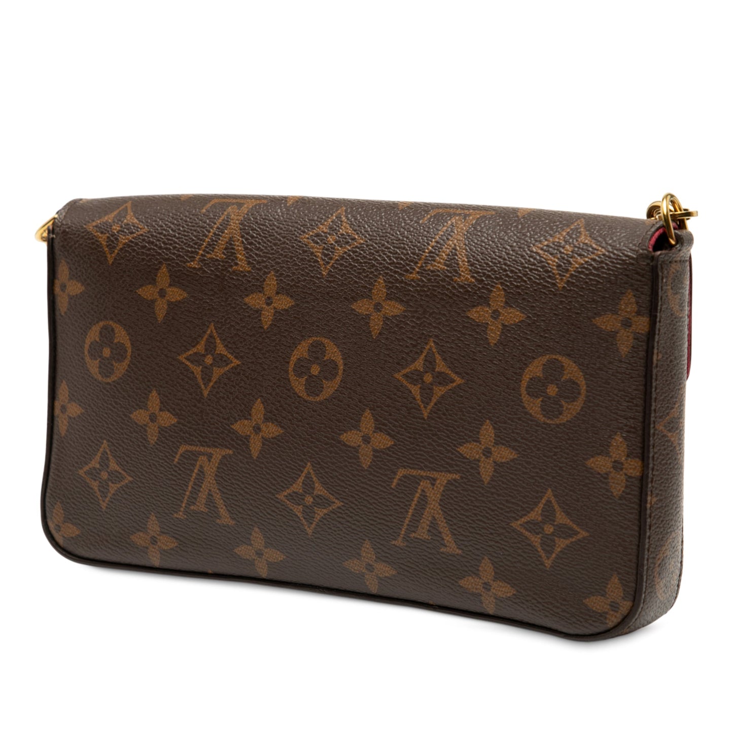 Brown Louis Vuitton Monogram Pochette Felicie Crossbody Bag