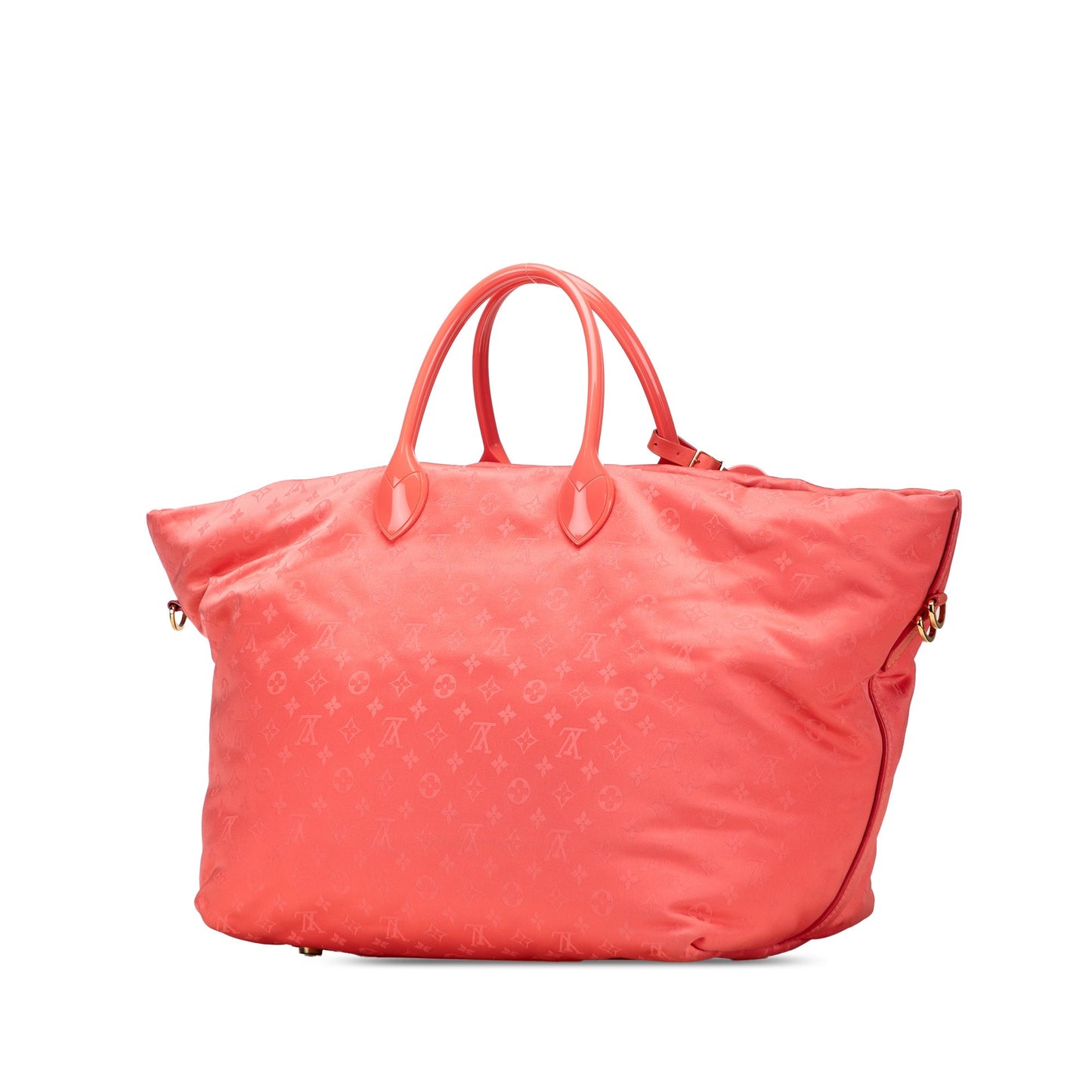 Pink Louis Vuitton Monogram Nylon Nouvelle Vague Beach Bag Satchel