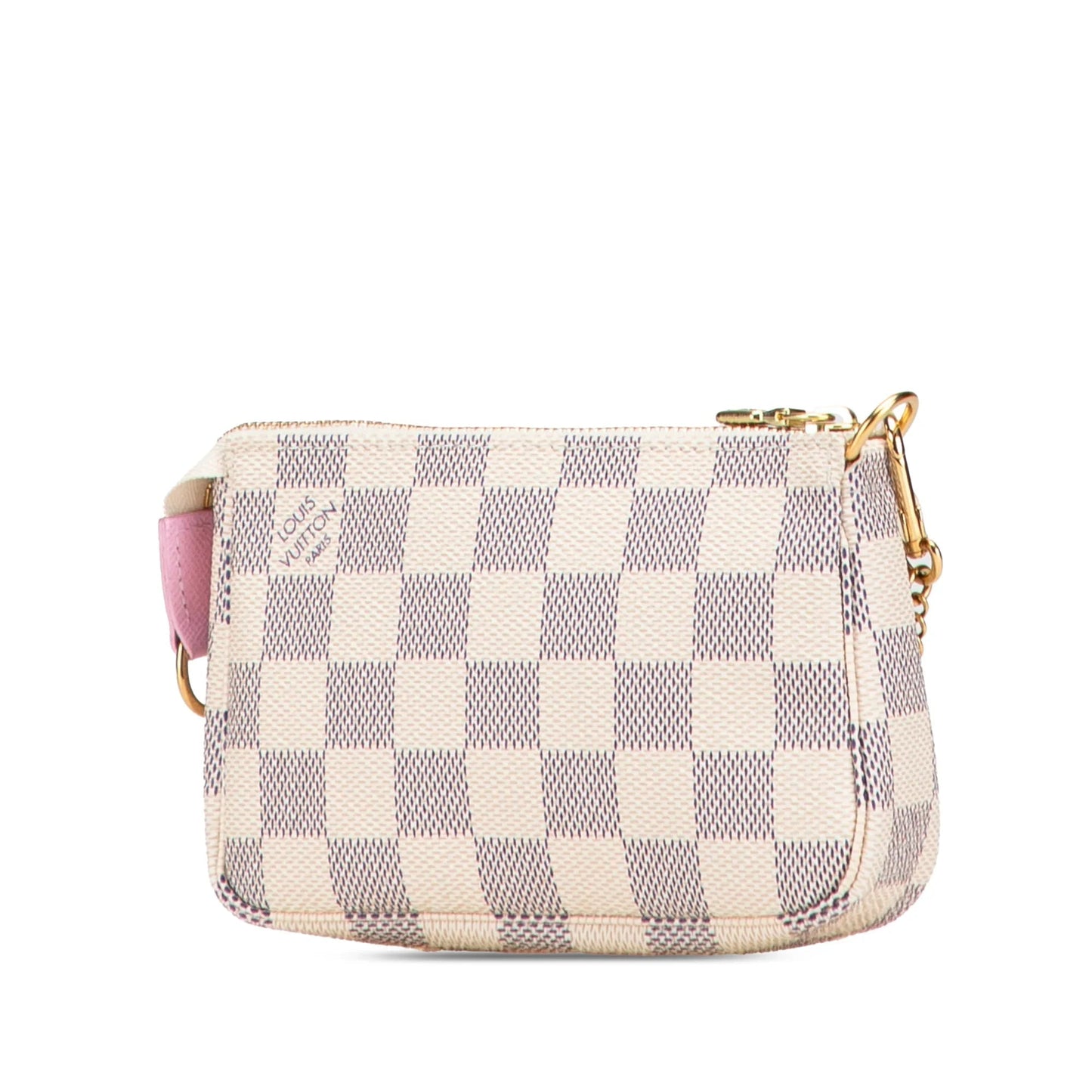 White Louis Vuitton Damier Azur Illustre Transatlantic Mini Pochette Accessoires Handbag