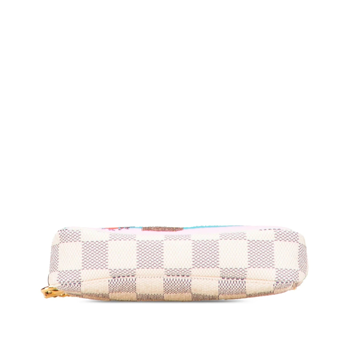 White Louis Vuitton Damier Azur Illustre Transatlantic Mini Pochette Accessoires Handbag