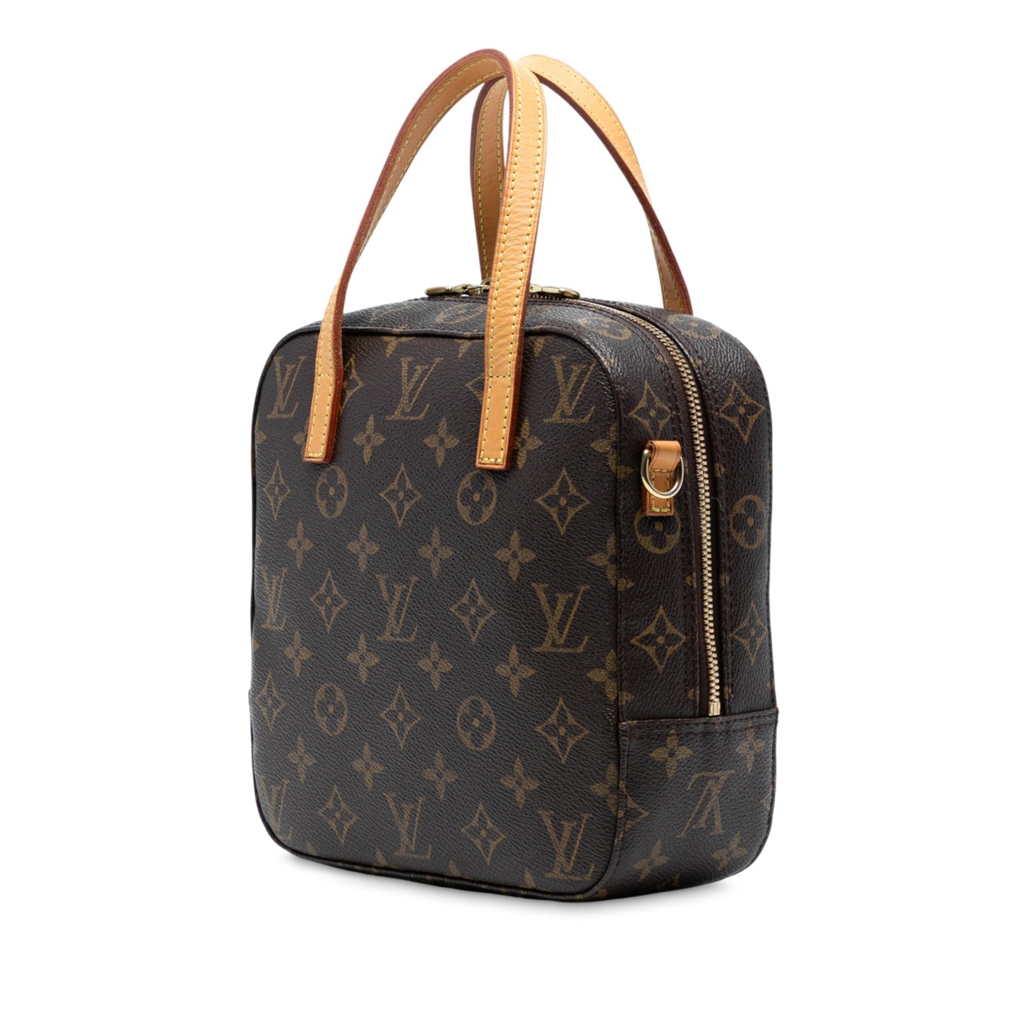 Brown Louis Vuitton Monogram Spontini Satchel