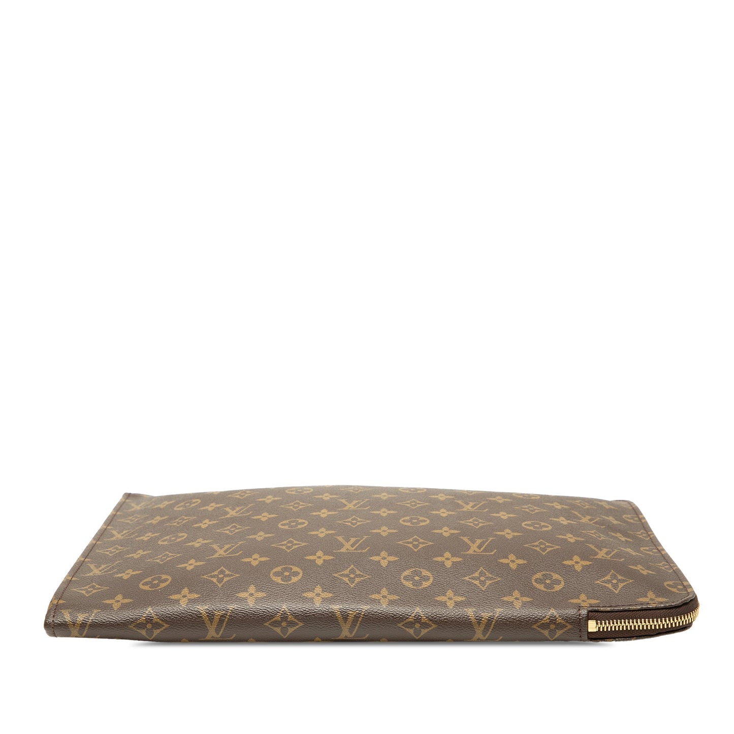 Brown Louis Vuitton Monogram Poche Documents Portfolio Business Bag