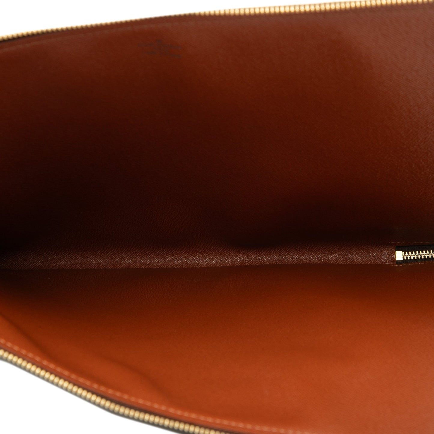 Brown Louis Vuitton Monogram Poche Documents Portfolio Business Bag