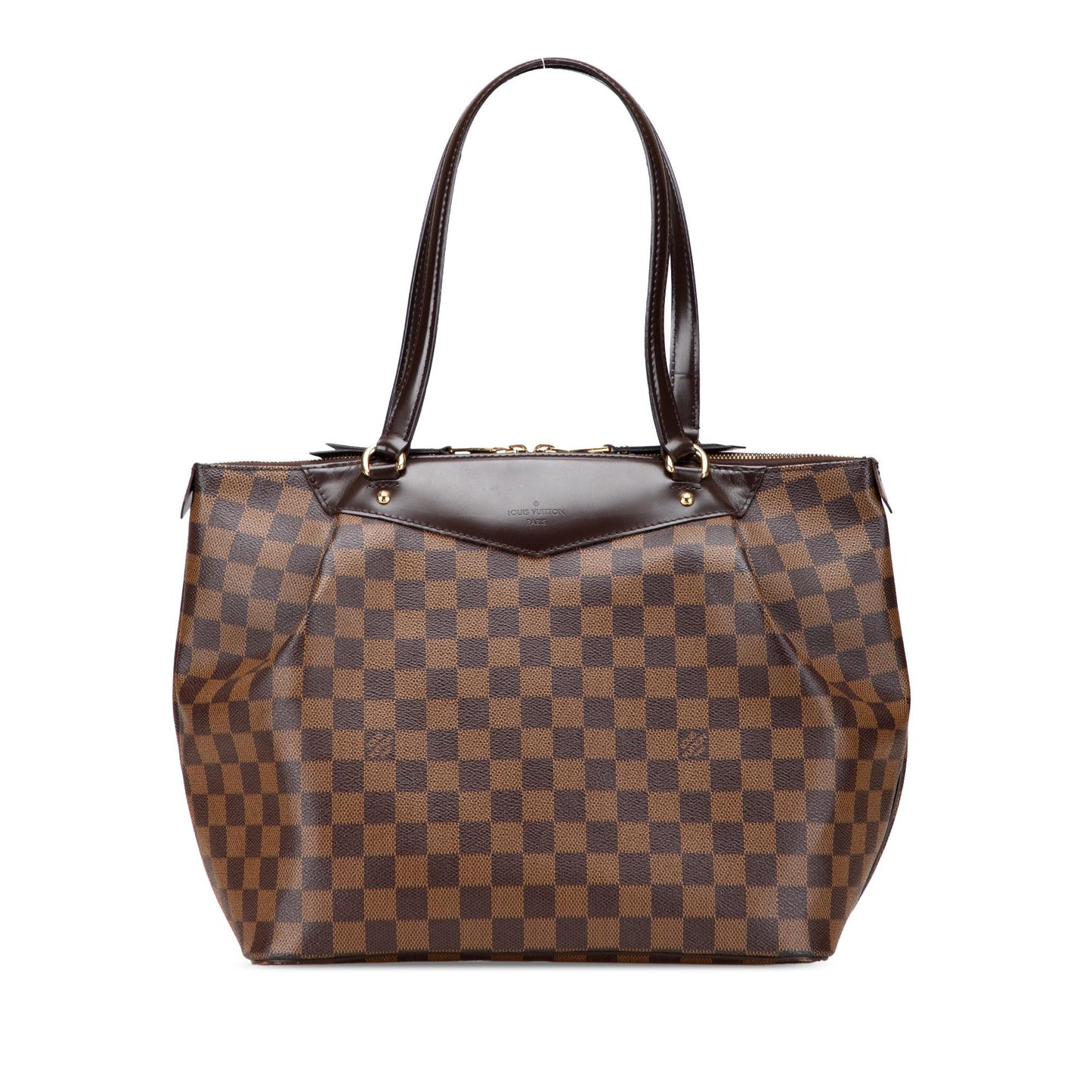 Brown Louis Vuitton Damier Ebene Westminster GM Shoulder Bag