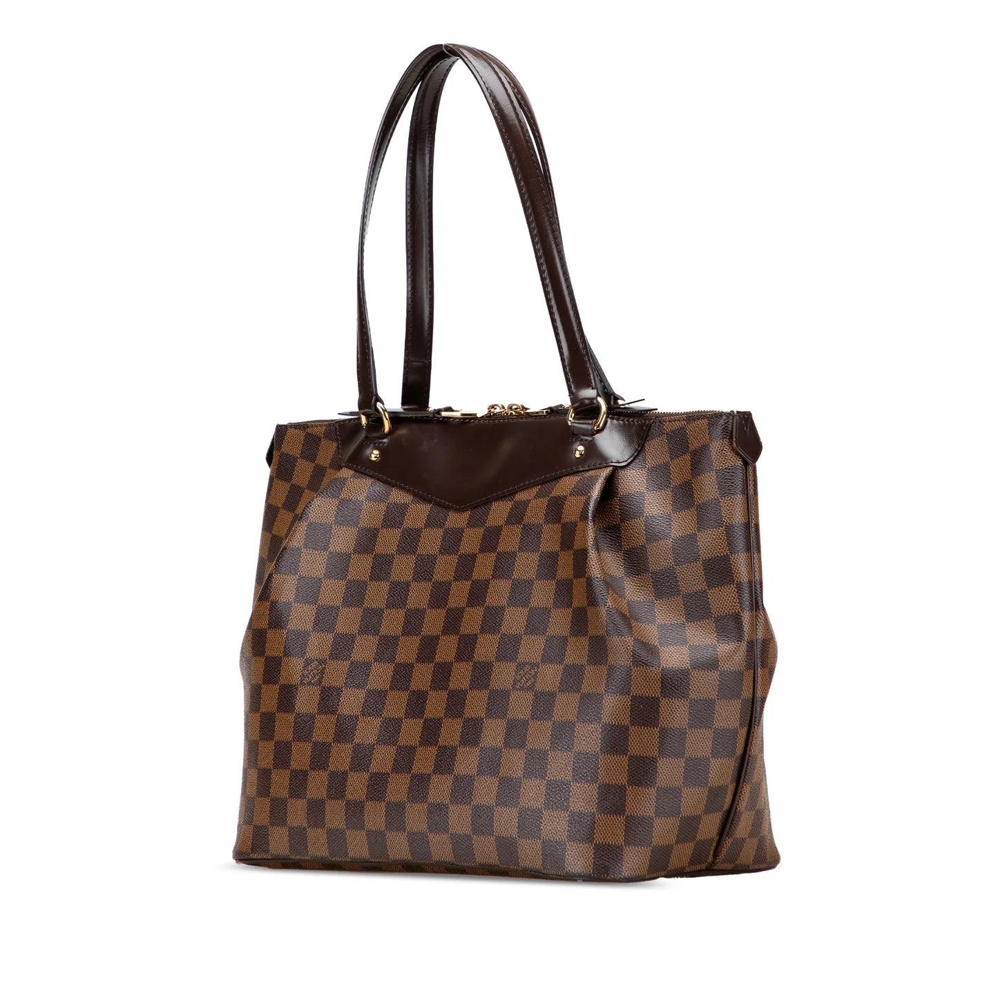 Brown Louis Vuitton Damier Ebene Westminster GM Shoulder Bag