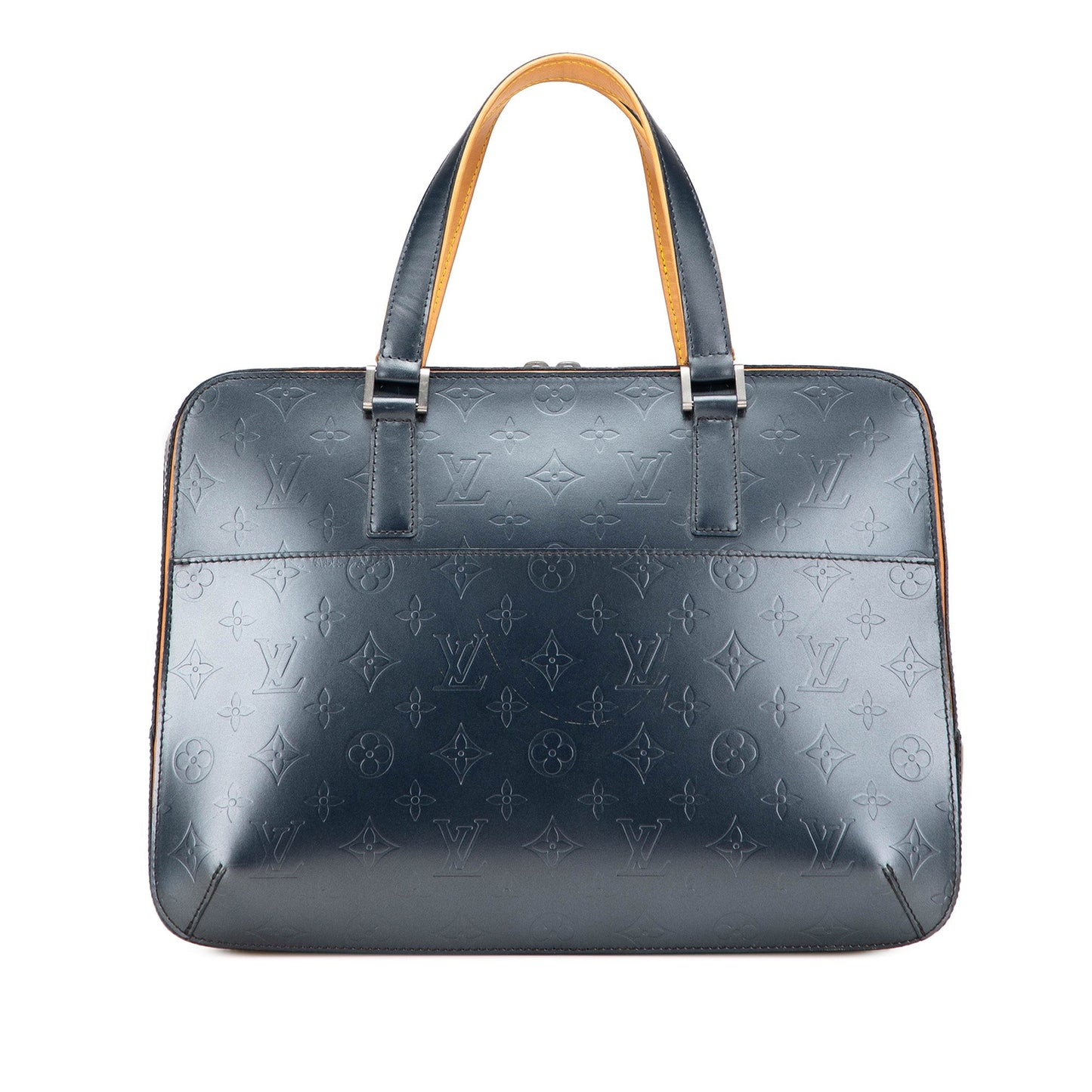 Blue Louis Vuitton Monogram Mat Malden Handbag