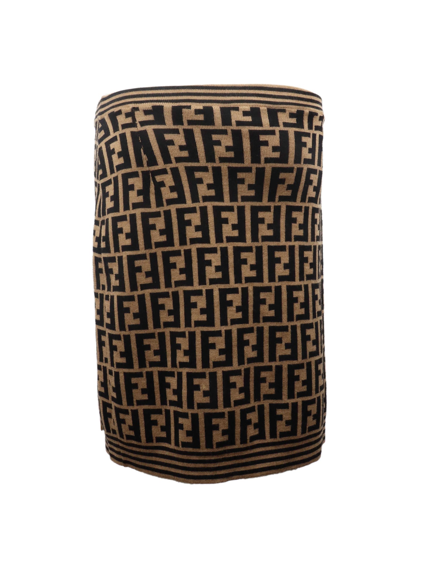 Fendi Zucca  Wool Skirt.