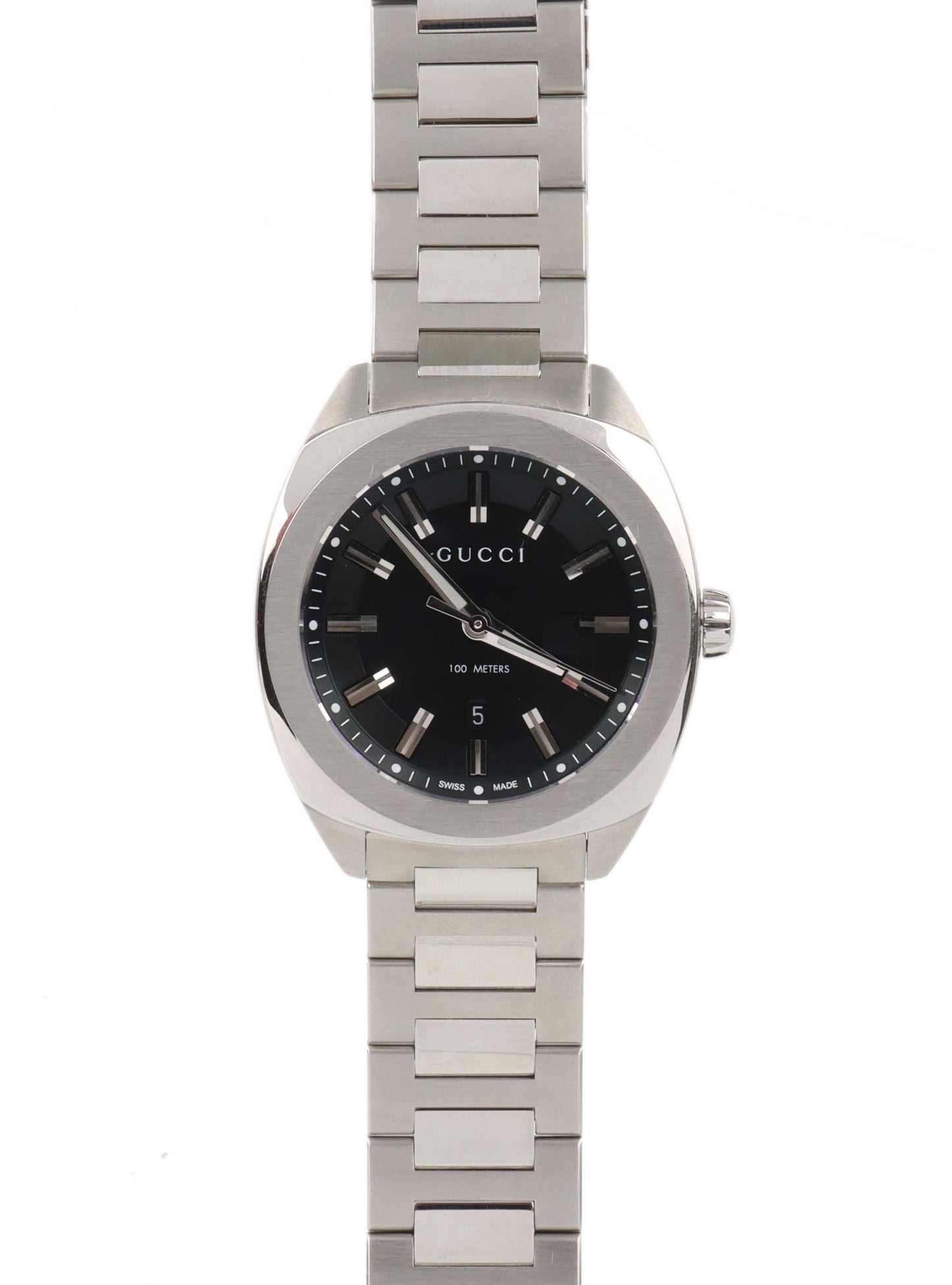 Gucci Black Stainless Steel GG2570 Watch 41mm.