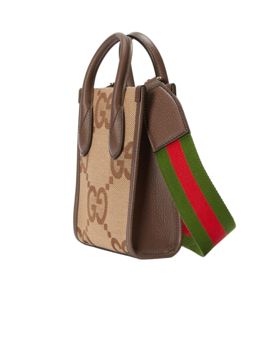 Gucci Leather Monogram Tote Style 18