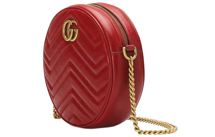 Gucci Chain Leather Shoulder Bag