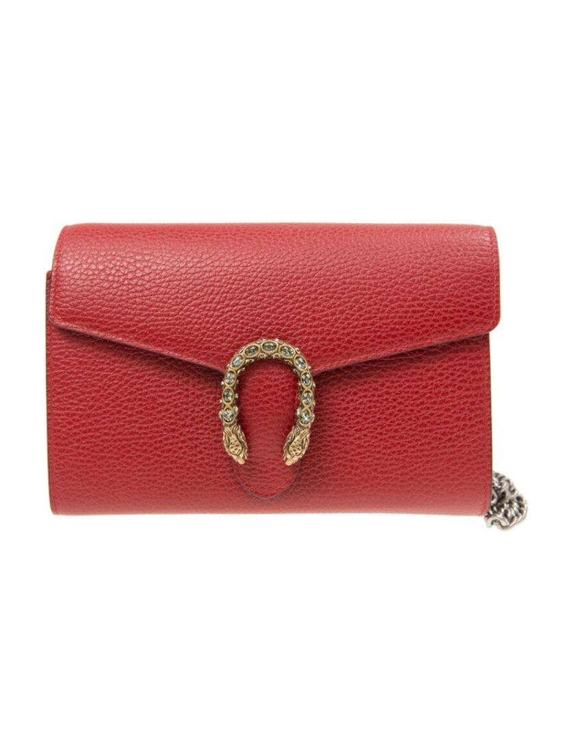 Gucci Leather Chain Shoulder Bag Style 17