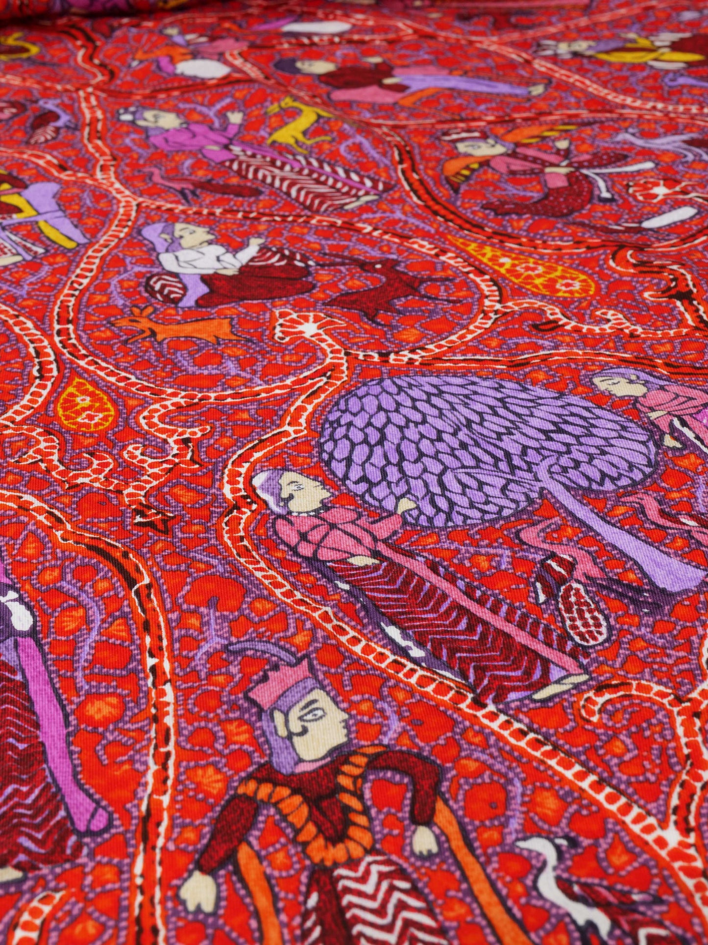 Hermes Red GM 140cm Scarf.