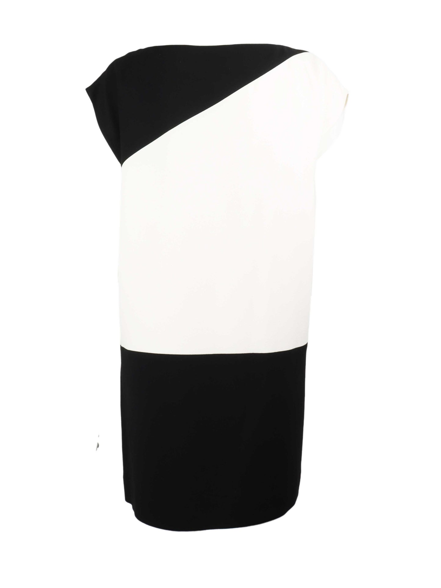Saint Laurent Black & White Shift Dress.