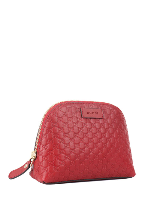 Gucci Red Cosmetic Pouch.