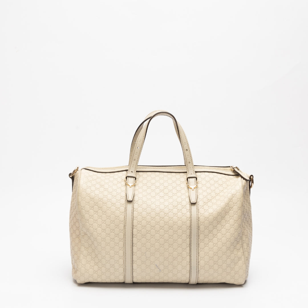 Gucci Monogram Leather Handbag
