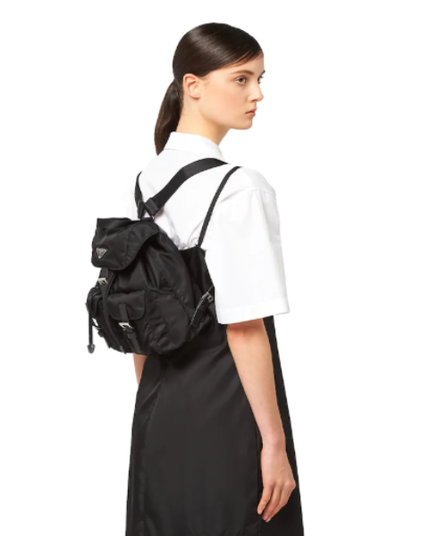 Prada Re-Nylon Womens Backpack Black