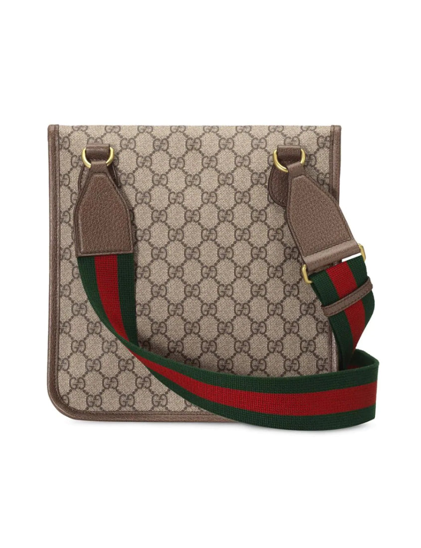 Gucci Leather Nylon Shoulder Bag Style 8