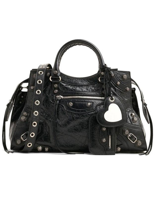 Luxury Balenciaga Trending 2026 Neo Cagole City Tote Bag Black