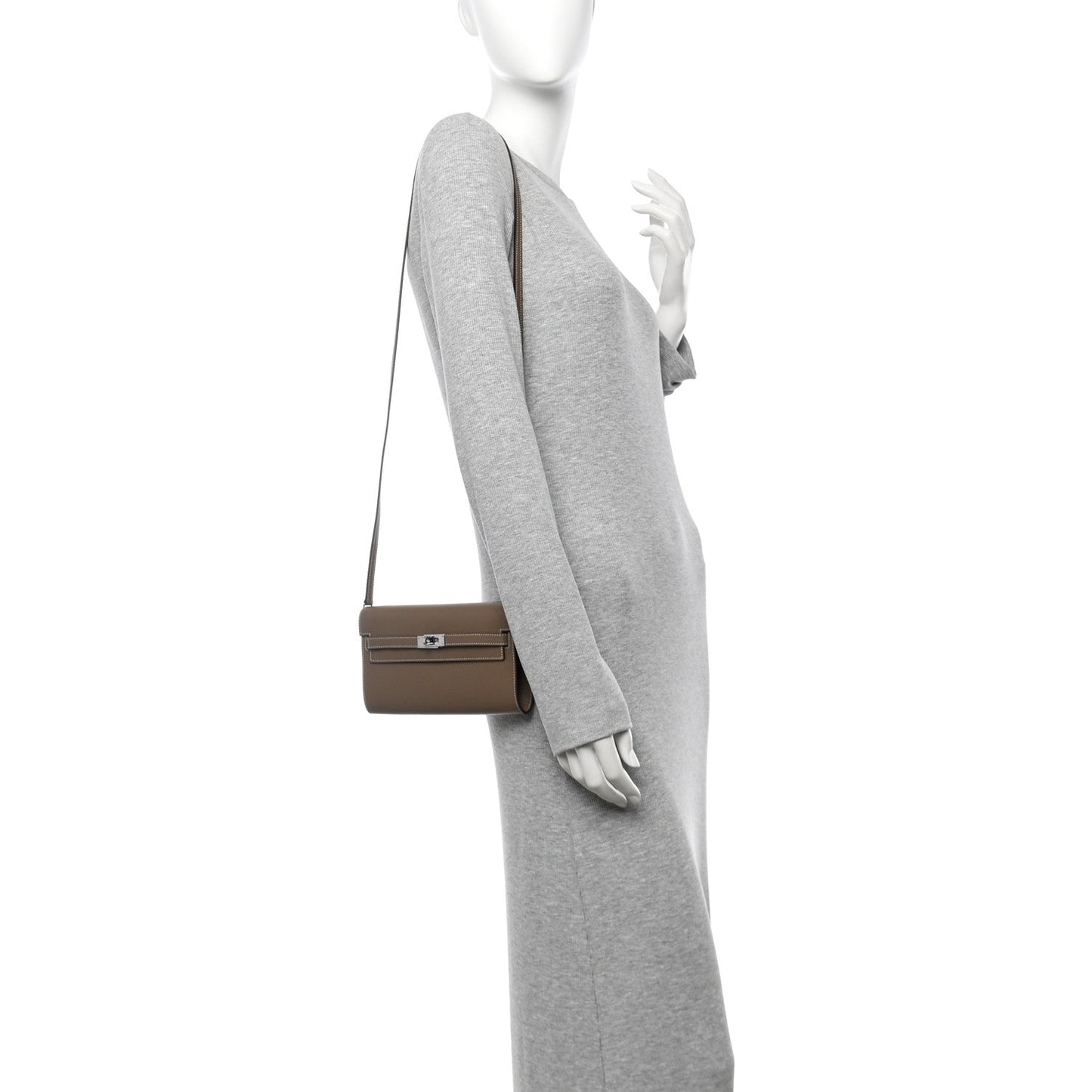 Hermes Epsom Kelly Wallet To Go Etoupe
