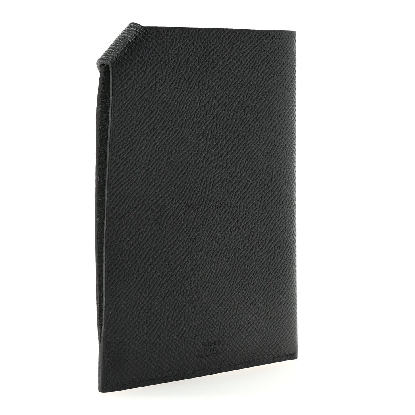 Hermes Epsom Tarmac PM Passport Holder Black