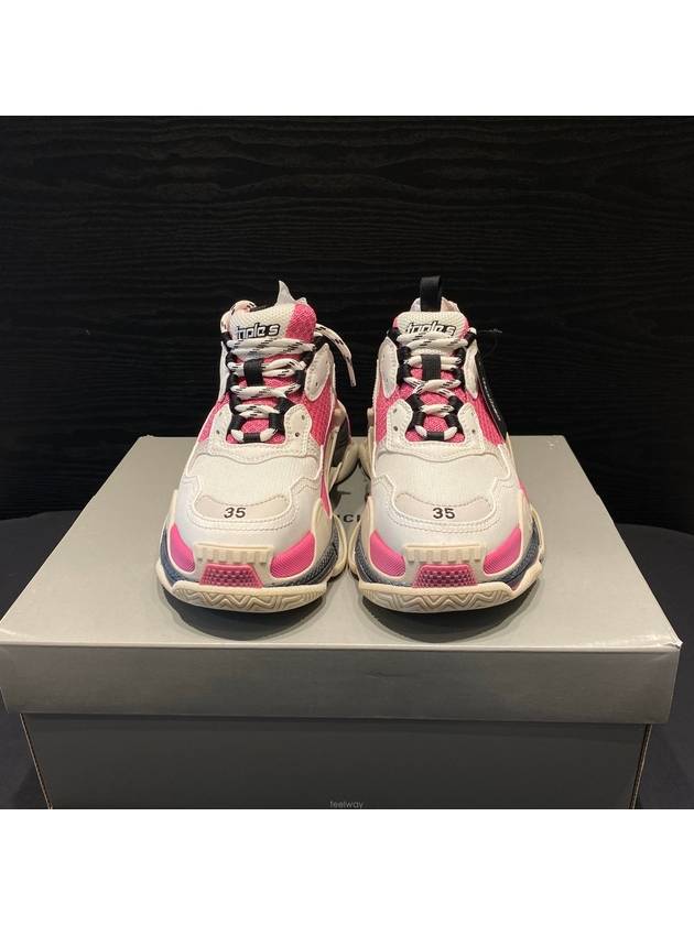 Luxury Balenciaga Trending 2026 WoMen's Triple S Low Top Sneakers Pink