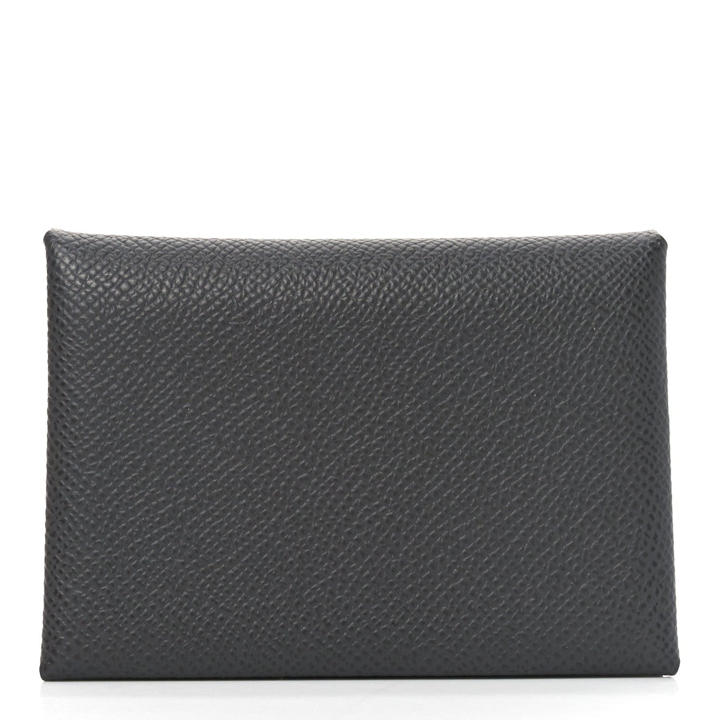 Hermes Epsom Calvi Duo Card Case Graphite