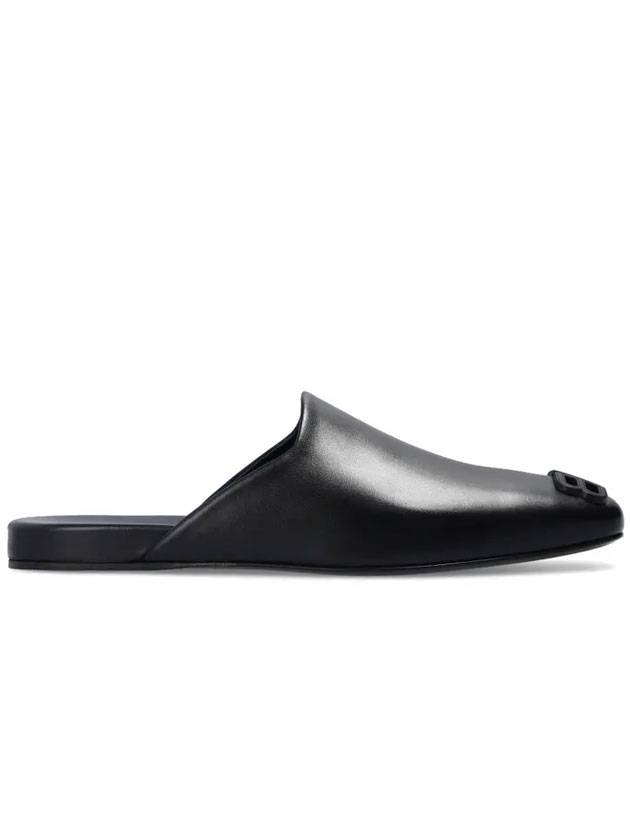 Luxury Balenciaga Trending 2026 BB Logo Cozy Leather Bloafers