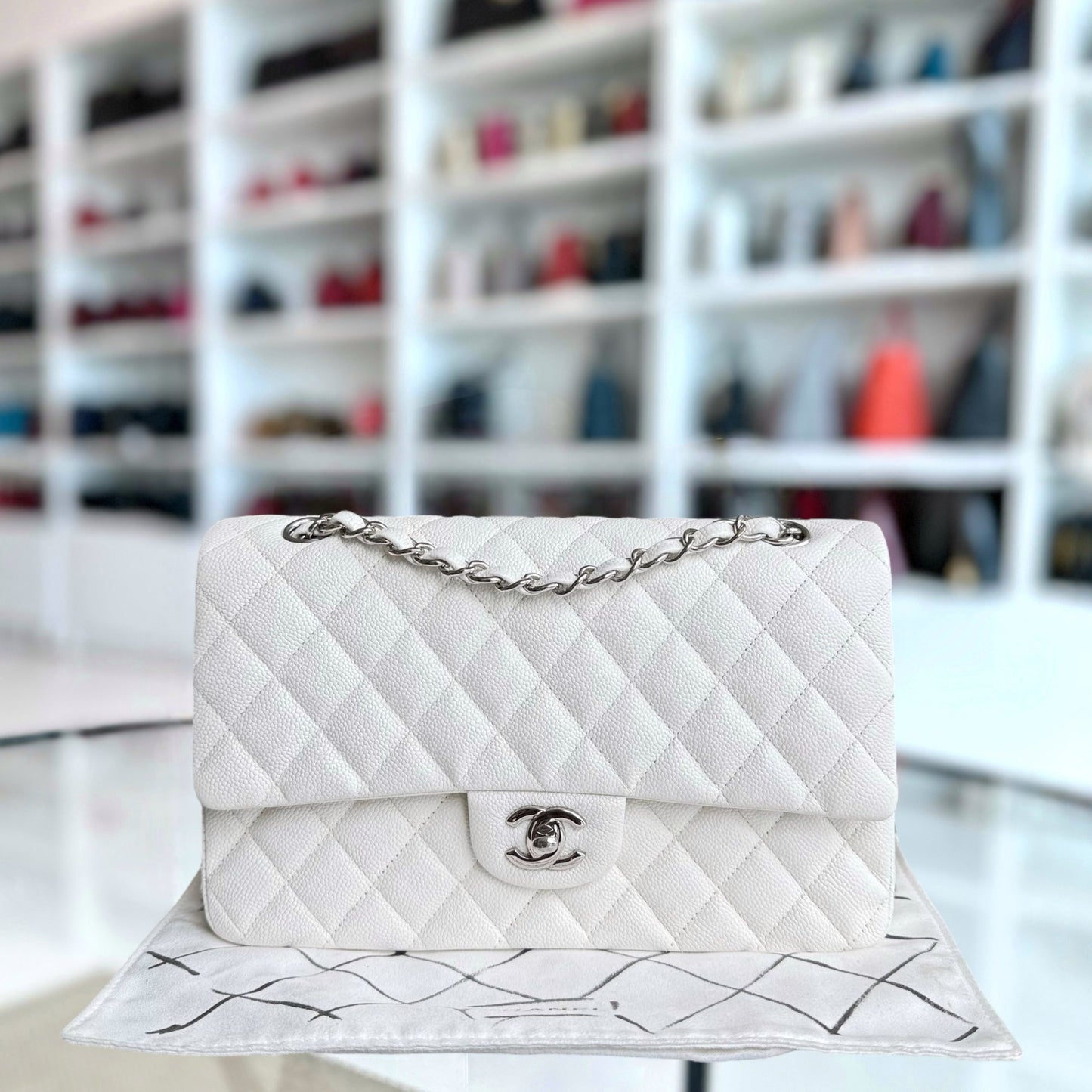 Chanel Classic Flap Medium Shoulder Bag - EworeBags