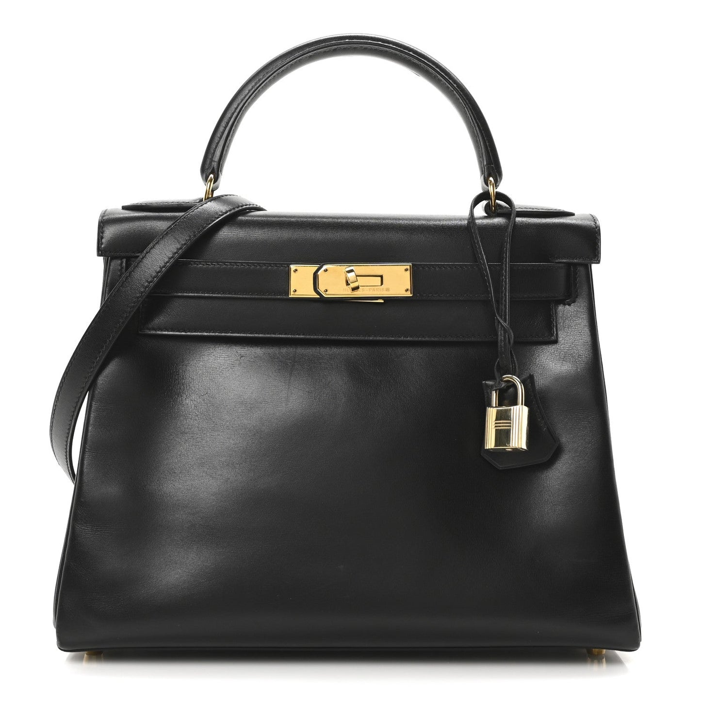 Hermes Box Kelly Retourne 28 Black