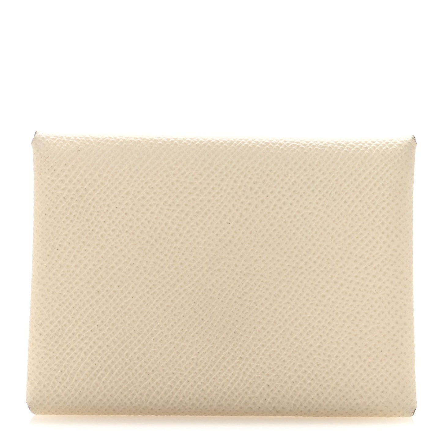 Hermes Epsom Calvi Duo Card Case Craie