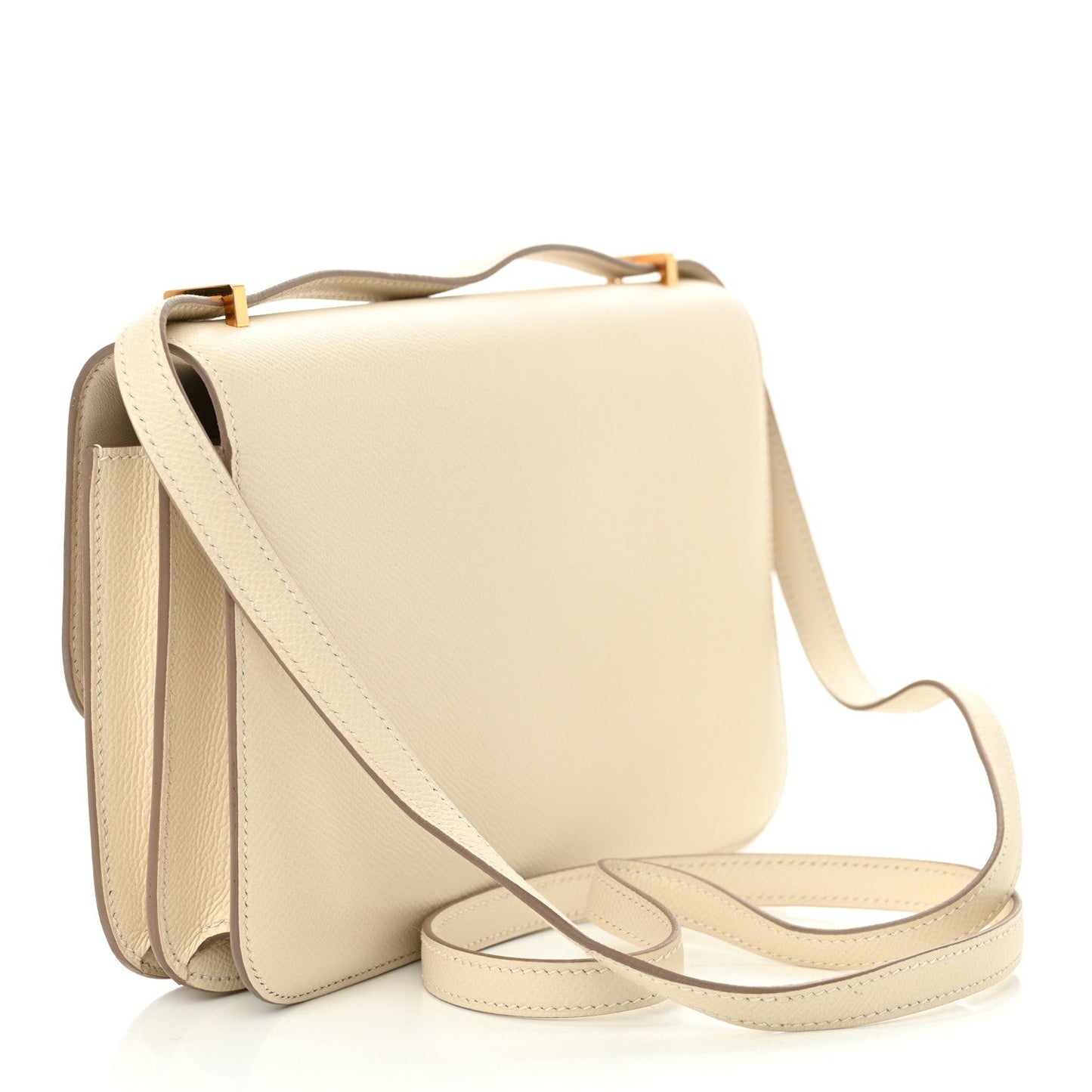 Hermes Epsom Horseshoe Constance Elan 25 Craie