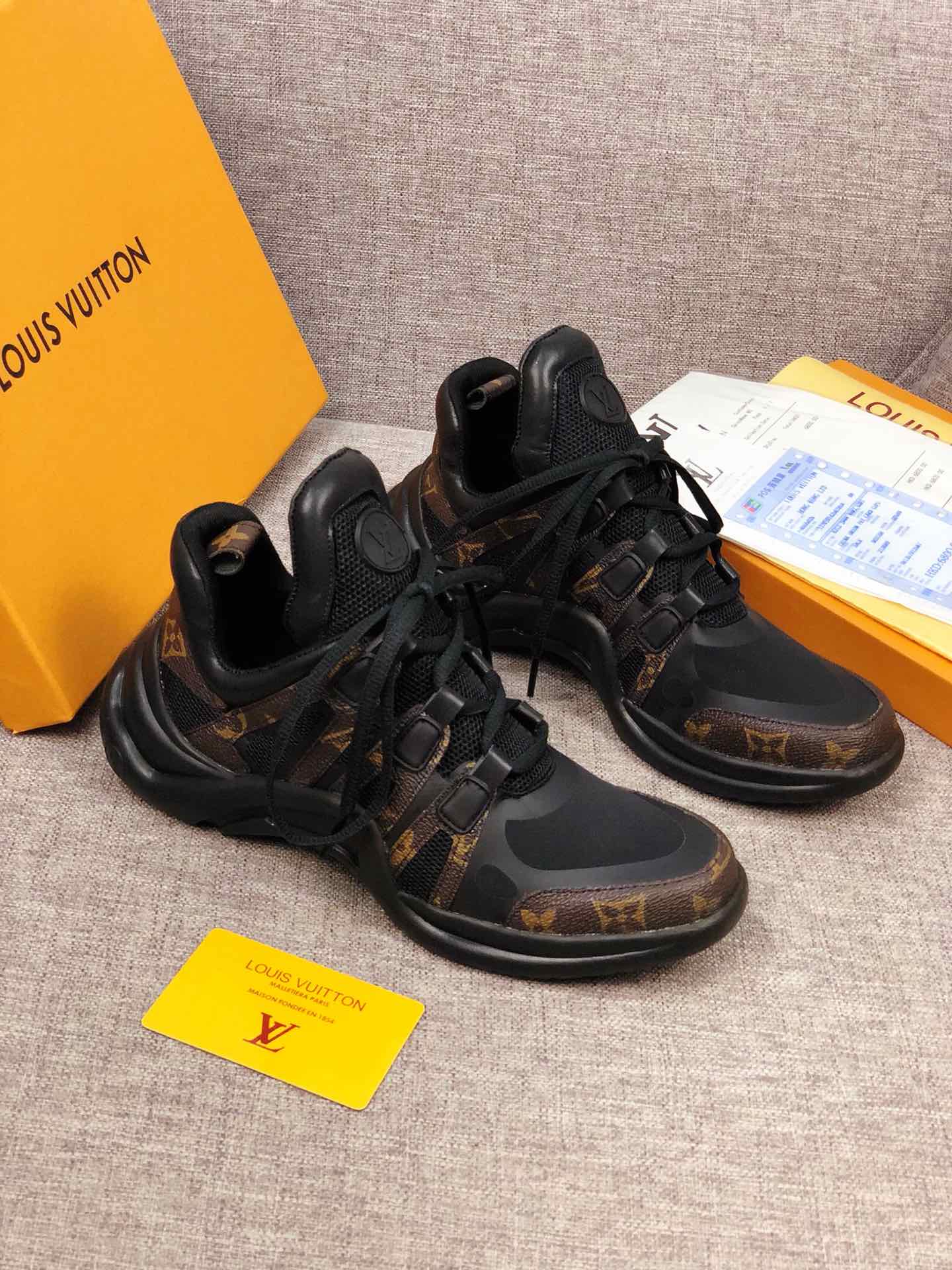 reebybags - Louis Vuitton Archlight Black Brown Sneaker