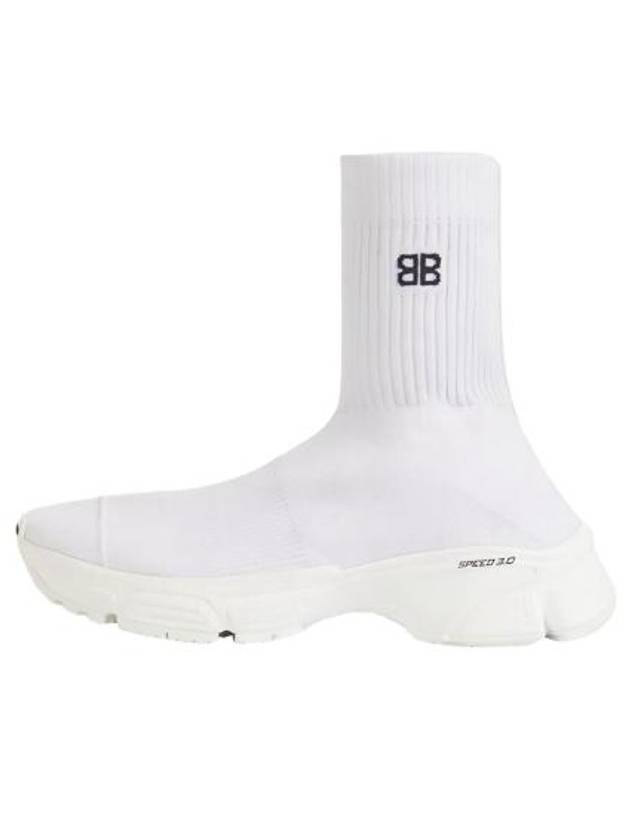 Luxury Balenciaga Trending 2026 Men's Speed 30 Knit High Top Sneakers White
