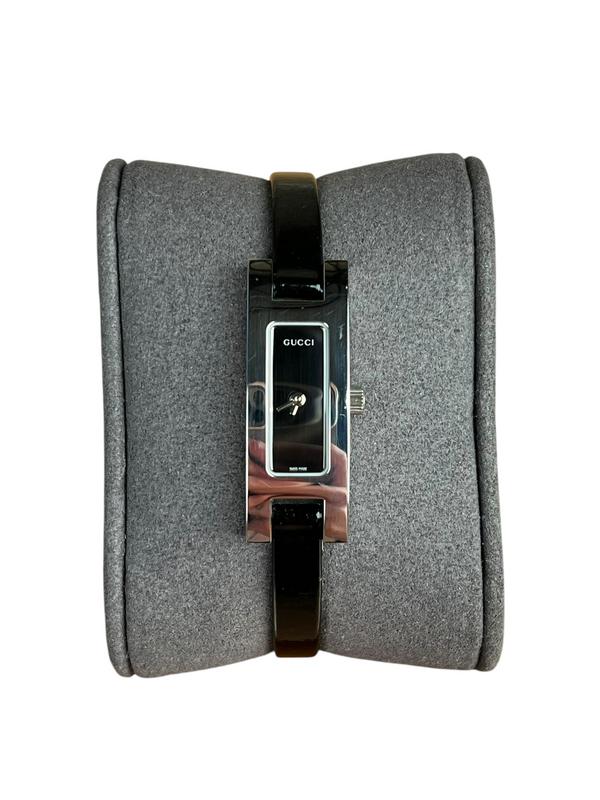 Gucci 3600L Black Leather Strap Thin dial