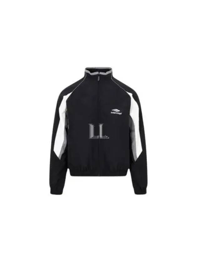 Luxury Balenciaga Trending 2026 3B Sports Icon Regular Track Jacket Black