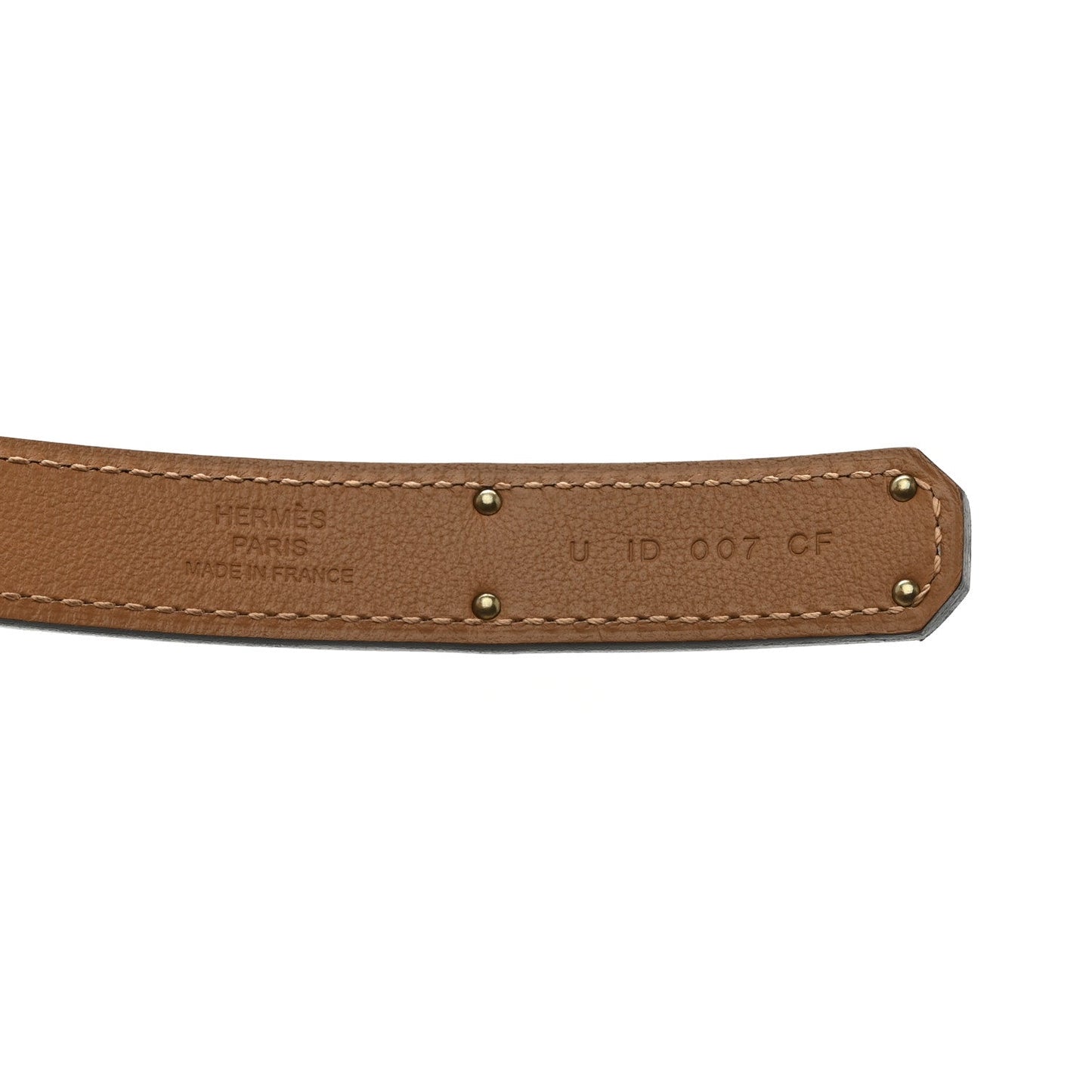 Hermes Epsom Kelly Belt Black