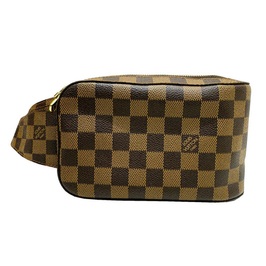 Louis Vuitton Damier Canvas Ebene Damier Canvas Shoulder Bag Sling Bag