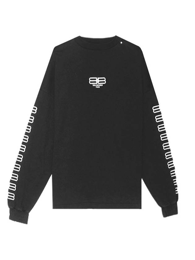Luxury Balenciaga Trending 2026 BB Logo Sweatshirt Black