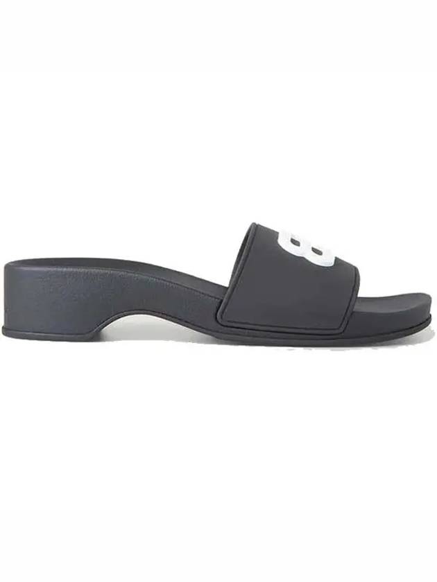 Luxury Balenciaga Trending 2026 Rubber Slippers Black
