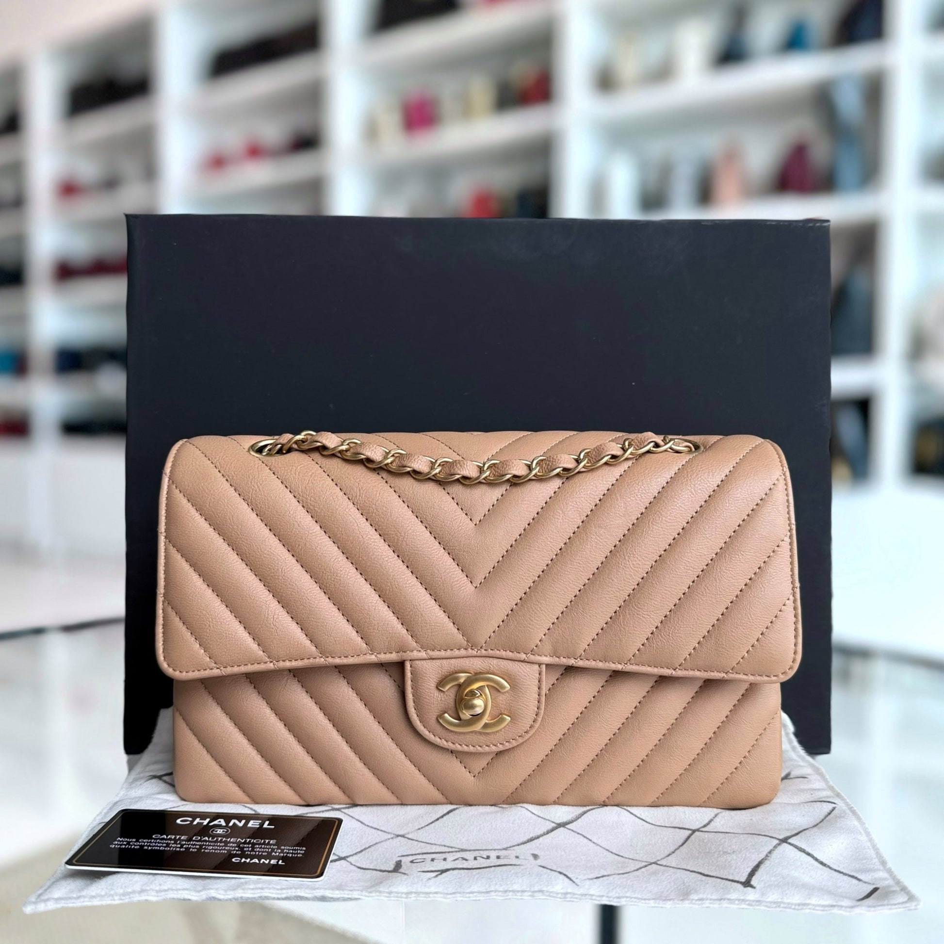Chanel Classic Flap Medium Shoulder Bag - EworeBags