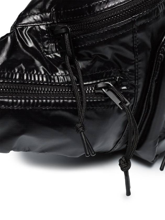 Luxury Saint Laurent Trending 2025 Nylon Logo Nuxx Cross Bag Black
