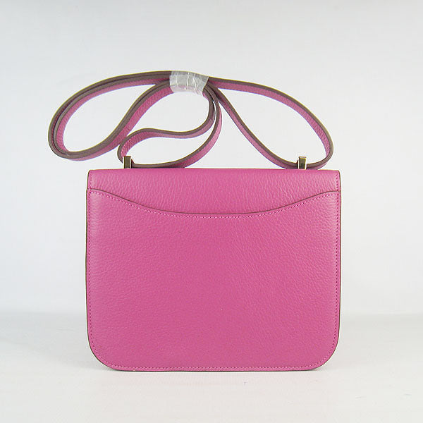 Luxury Hermes Constance Cowskin Leather Bag H017 peach golden