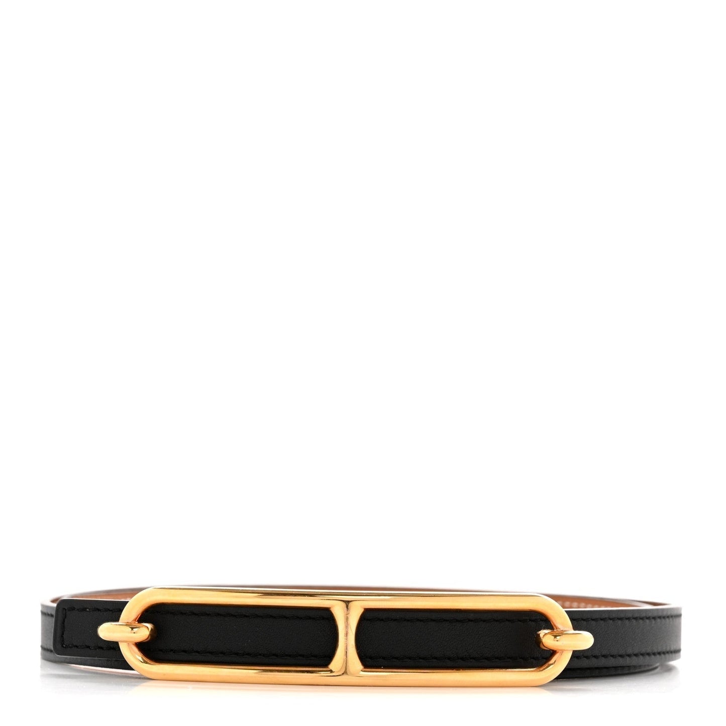 Hermes Swift Epsom 13mm Roulis Belt 75 30 Black Gold