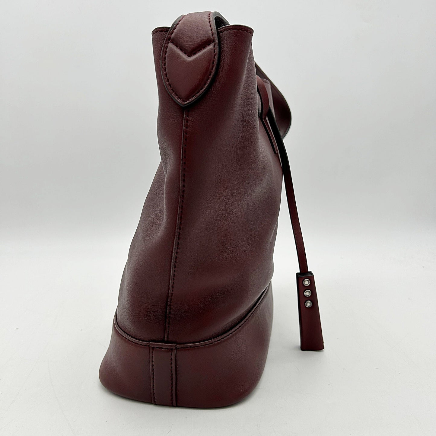 Louis Vuitton NN14 Leather Bucket Bag Dark Red 2504101814