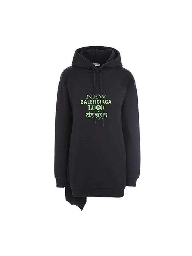 Luxury Balenciaga Trending 2026 New Logo Hoodie Black