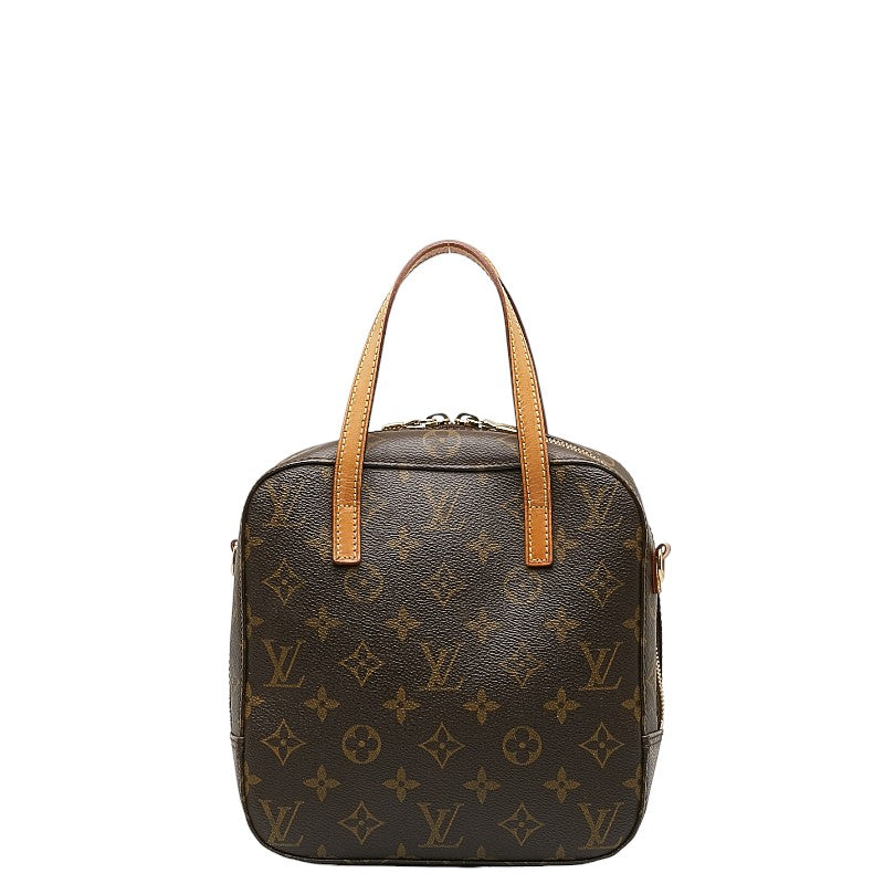 Louis Vuitton Monogram Spontaneous Handbag Shoulder Bag 2WAY M47500 Brown PVC Leather Louis Vuitton