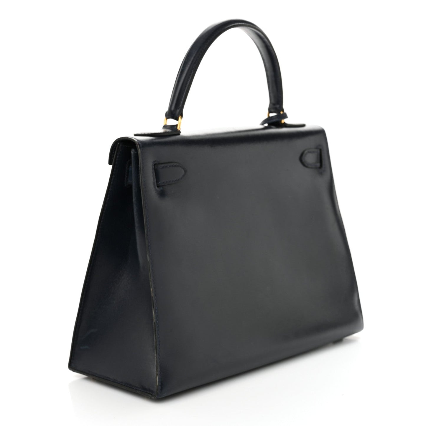 Hermes Box Kelly Sellier 28 Bleu Marine