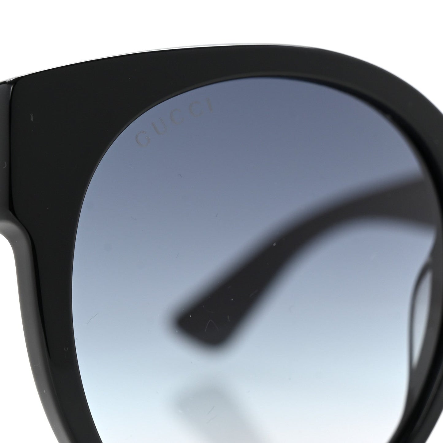 Gucci Acetate Round Sunglasses GG0035SN Black
