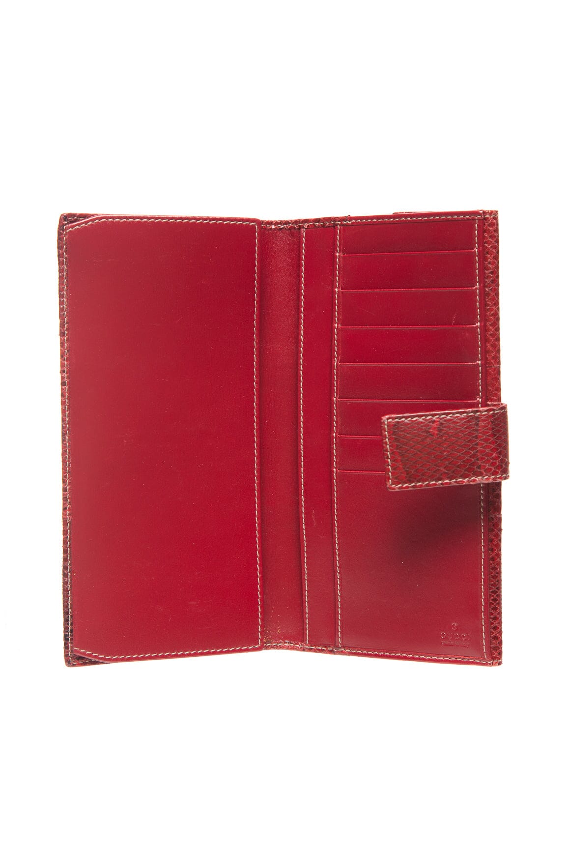 Gucci Red Snakeskin Wallet
