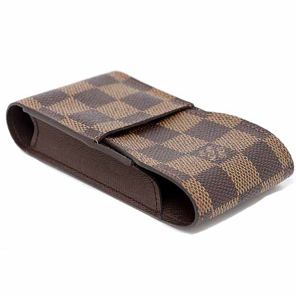 LOUIS VUITTON Cigarette case N63024 Damier canvas Brown Damier Etui cigarette case